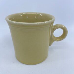 vintage fiesta ivory ceramic coffee mug by hlc usa